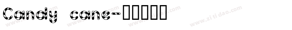 Candy cane字体转换